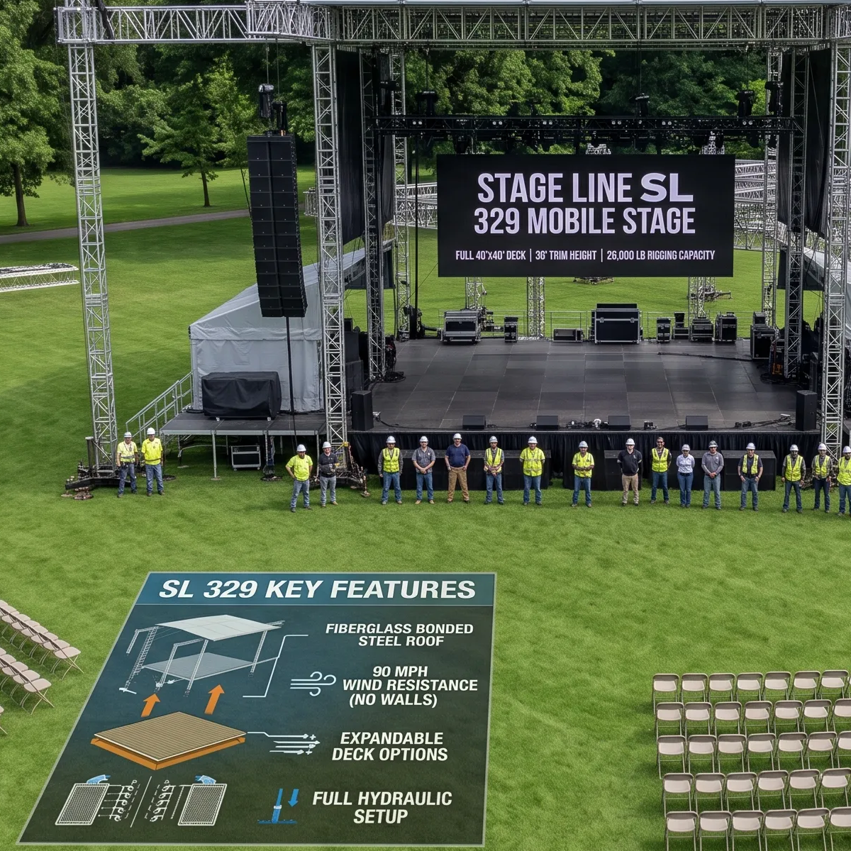 SL 329 Mobile Stage